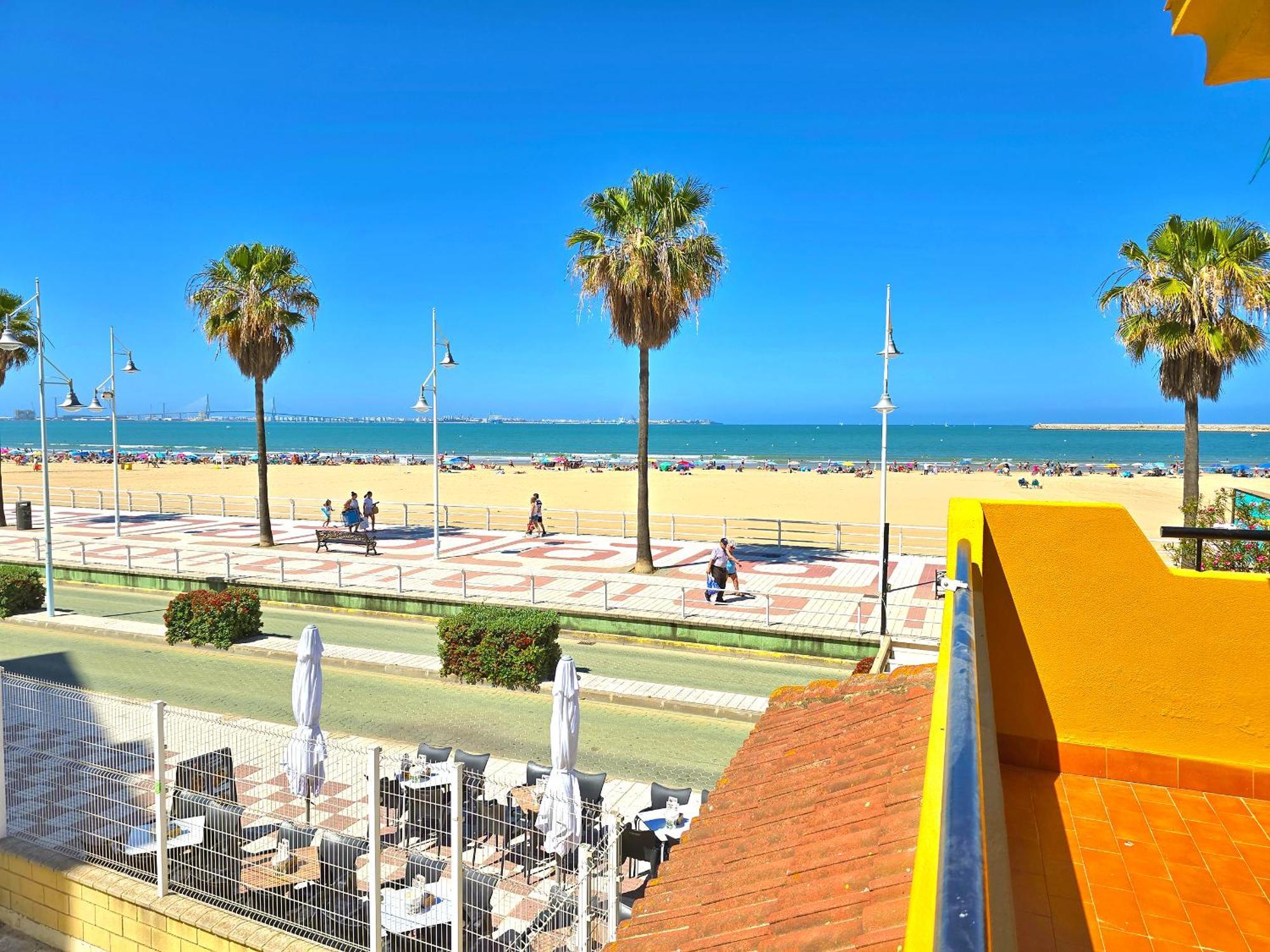 Beachfront Duplex 1ª Linea & Terraces Oceanfront エル・プエルト・デ・サンタ・マリア エクステリア 写真