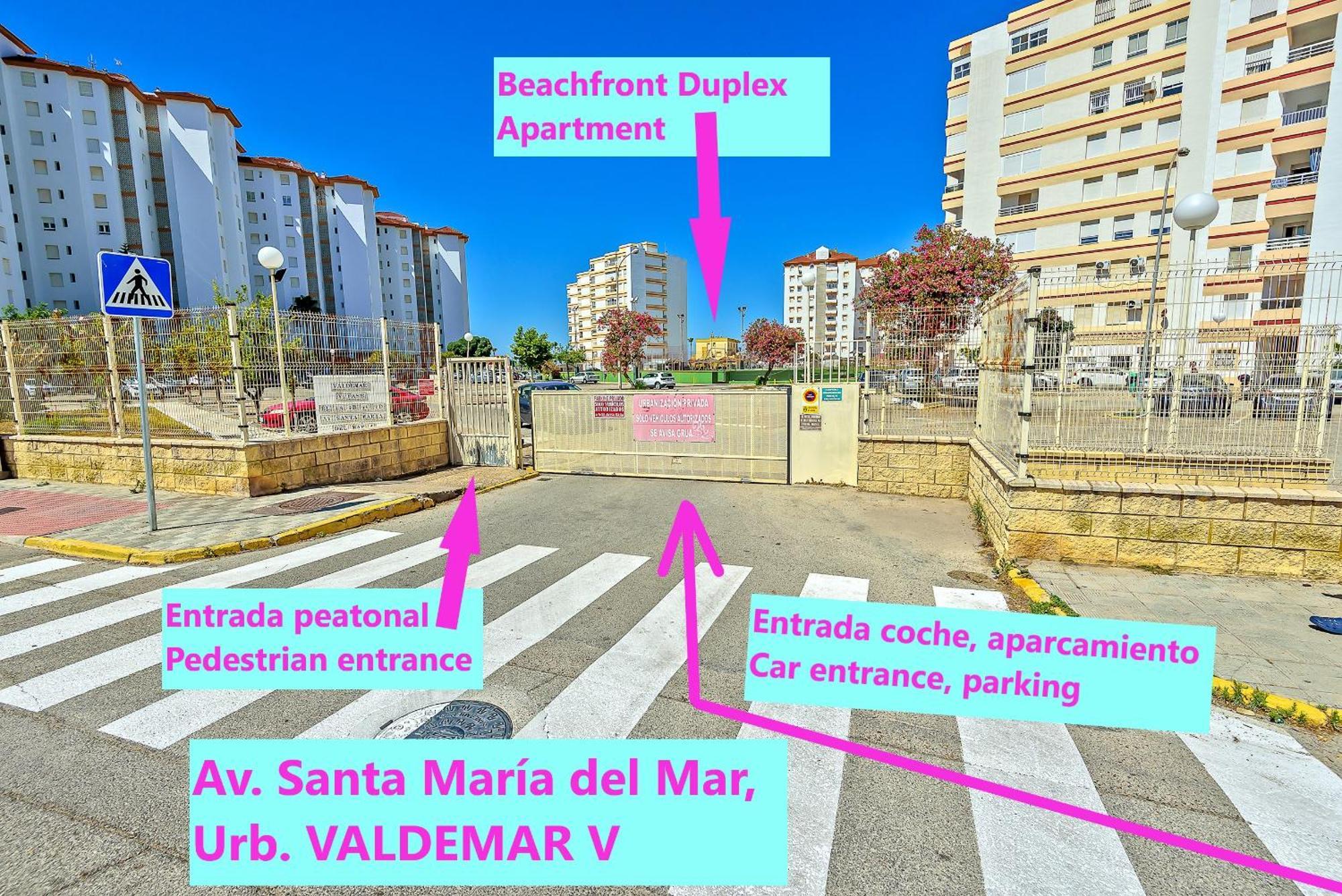 Beachfront Duplex 1ª Linea & Terraces Oceanfront エル・プエルト・デ・サンタ・マリア エクステリア 写真